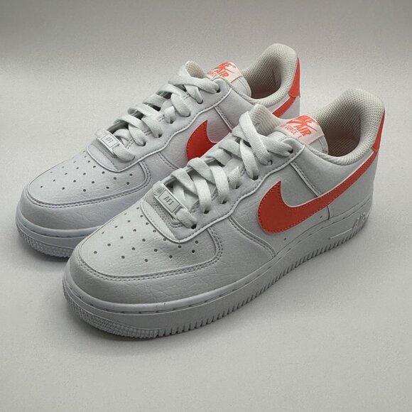 Womens Nike Air Force 1 07 Next Nature Fashion  White Mango Sz 6.5 DC9486-107 - Picture 2 of 12